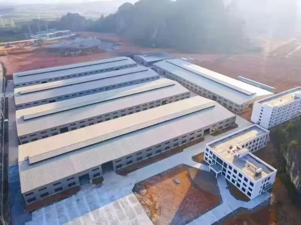 Aerial view of our production base in Guangxi, China